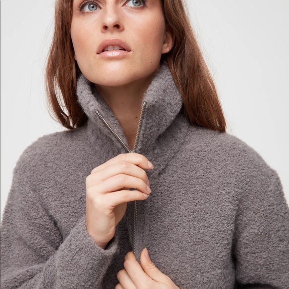 Aritzia GWYNETH Sweater - Dark grey XS - Picture 1 of 3